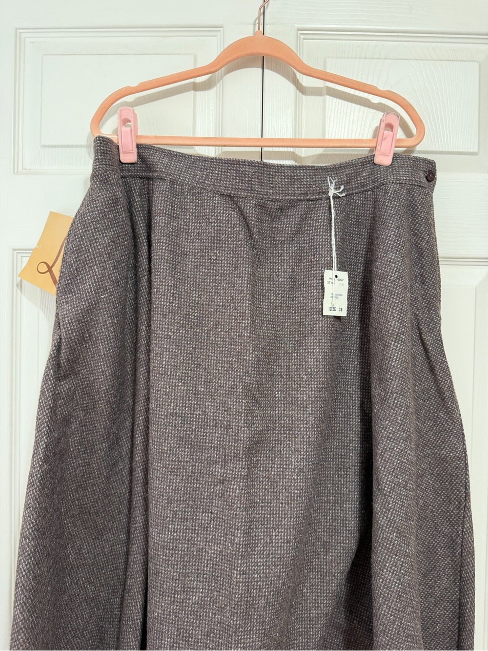 NWT Midi Tweed A-Line Skirt w Pockets!